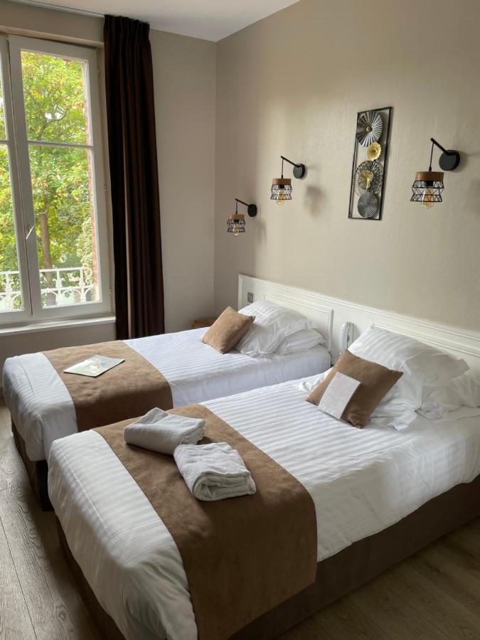 Logis Hotel- Restaurant Le Relais Guillaume De Normandy 索姆河畔的圣瓦列里 外观 照片