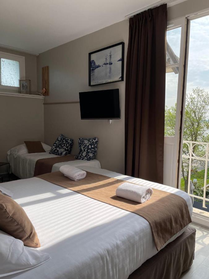 Logis Hotel- Restaurant Le Relais Guillaume De Normandy 索姆河畔的圣瓦列里 外观 照片